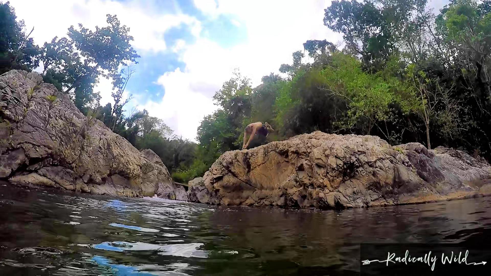 Radically Wild Fail: Diving In Head First At A River In Puerto Rico #1