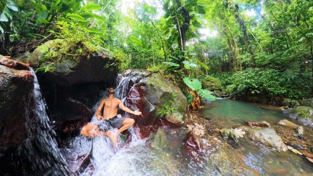 Inside Waterfall In yunque
